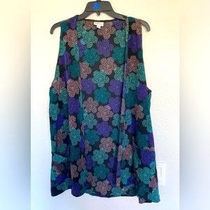 4/$25 Lularoe Sleeveless Vest with Pockets and Side Slit Women’s Large